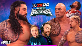 The BLOODLINE Family Gauntlet in WWE 2k24 Road to WrestleMania 40 [upl. by Novelc]