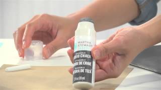 How To Create Chalkboard Art With Martha Stewart Crafts® Chalkboard Paint [upl. by Nelram]