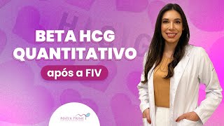 Beta hCG quantitativo após a FIV [upl. by Tabby598]