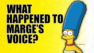 WHAT HAPPENED TO MARGE SIMPSONS VOICE [upl. by Nutter182]