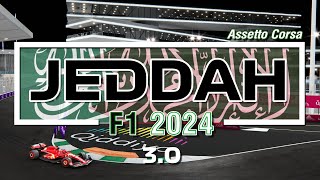 Jeddah Formula 1 2024  Extension 30  Assetto Corsa [upl. by Apilef]