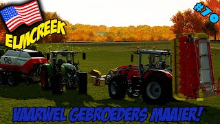 VAARWEL GEBROEDERS MAAIER Farming Simulator 22 Elmcreek 70 [upl. by Atnuahs780]