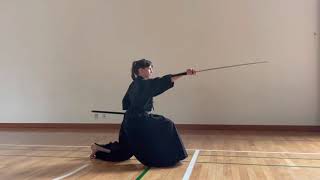 Iaido kata 17 minus 3 [upl. by Denbrook288]