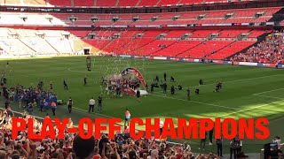 Rotherham vs Shrewsbury VLOG LEAGUE ONE PLAYOFF FINAL [upl. by Aisenet]