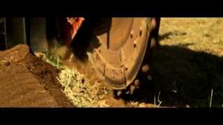 Rock Saw used Ditch Witch Trencher Rock Wheel [upl. by Htiekal]