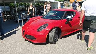 Alfa 4C at Classic Days Schloß Dyck 2013 Unloading Part 2 [upl. by Atiuqahc]