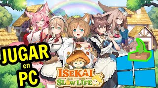 🎮 Cómo JUGAR  Isekai Slow Life  en PC ▶ DESCARGAR e INSTALAR Usitility2 [upl. by Adrahc]