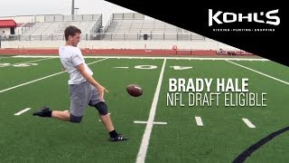 Brady Hale  2019 NFL Draft Eligible Punter [upl. by Atekihs]