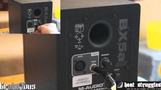 How to Connect a Subwoofer to Reference Monitor Speakers Audio Interface [upl. by Leind289]