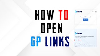 How to open gplink  Gplink se download kaise kare [upl. by Celesta]