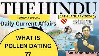 The Hindu Editorial amp News Analysis I 14th January 2024 I Pollen dating ICJ II Saurabh Pandey [upl. by Sudnac410]