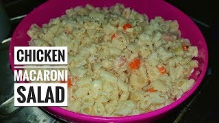 Chicken Macaroni Salad  Pinoy Dessert [upl. by Warder703]