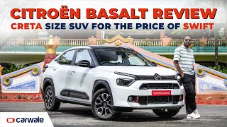 Citroen Basalt Review  Big Stylish amp Value for Money Coupe SUV [upl. by Sloane878]