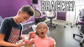 Visiting the ORTHODONTIST for the Very First Time  BRACES vs INVISALIGN [upl. by Ahsei23]