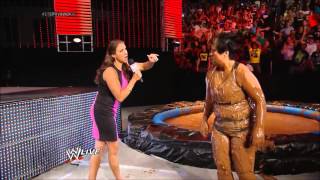 Raw Vickie Guerrero vs Stephanie McMahon Vickies Job HD [upl. by Placido91]