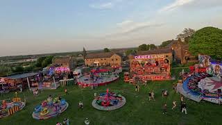 Clayton Hacketts Top Spin Onride Pov  Waddingtons Funfair Tingley 10052024 [upl. by Ednalrym]