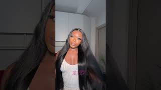 The best Lace Front wig 🤩🤩who wannt try  Wig link in my bi0 allovehair wigs shorts wiginstall [upl. by Marilin]