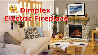 Dimplex Fieldstone Mantel Electric Fireplace [upl. by Hopper]