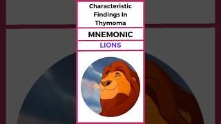 Mnemonic  Characteristic Findings In Thymoma medicalnotes [upl. by Wilde]