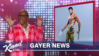 Guest Host RuPaul on DNC Trump’s Vision for America Very Demure TikToker Jools Lebron amp Gayer News [upl. by Sunil]