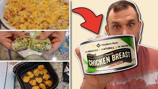 What to make with CANNED CHICKEN 4 NEW easy amp delicious recipes [upl. by Naie]