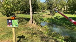 Mossy Creek Disc Golf Course front nine  Jefferson City TN [upl. by Call637]