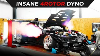 THE BEST SOUNDING ENGINE EVER  4ROTOR DYNO RUN FOR 1200HP  TOYOTIRES  4K60 [upl. by Douglas]