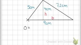 Omkrets och Area på triangel [upl. by Sufur168]
