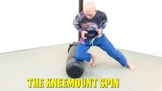 BJJ Bag Drill 1 The Kneemount Spin and Application [upl. by Jozef827]