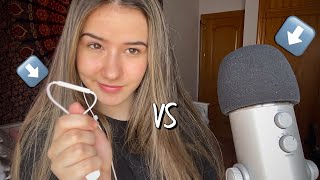 ASMR  MICRO DE 150€ VS AURICULARES APPLE [upl. by Suiluj]