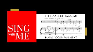 O cessate di piagarmi  Accompaniment E minor  Scarlatti [upl. by Sobel]