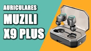 MUZILI TWSX9 PLUS review en español  AURICULARES BLUETOOTH [upl. by Shaper]