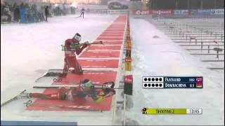 Epic shooting  Biathlon World Cup  Östersund 2013 [upl. by Byrne206]