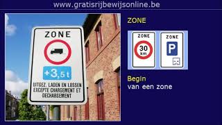 Copy of GRATIS RIJBEWIJS ONLINE 6 Rijbewijs B  BEBOUWDE KOM  ZONE  WOONERF [upl. by Sirotek]