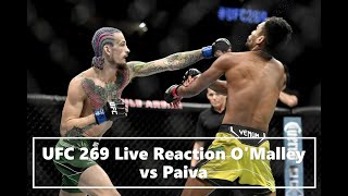 Sean OMalley vs RAULIAN PAIVA Live Last second KO [upl. by Malita]