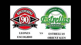 LIDOM  ESCOGIDO vs GIGANTES  EN PELOTA CON EL ROBLE  EN VIVO [upl. by Emerald16]