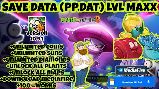 Save Data ppdat Level Max Plants vs Zombie 2 V1091 [upl. by Dylana254]