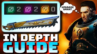 SPACE MARINE 2  INDEPTH WEAPON UPGRADE GUIDE EVERYTHING U NEED TO KNOW BEST BEGINNER TIPS [upl. by Perrie]