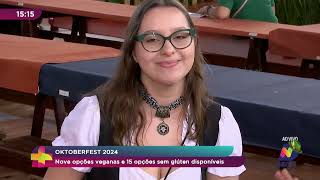 Nove opções veganas e 15 opções sem glúten disponíveis na Oktoberfest [upl. by Fisoi]