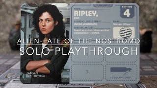 Alien  Fate of the Nostromo  Full Solo Playthrough [upl. by Nyl278]