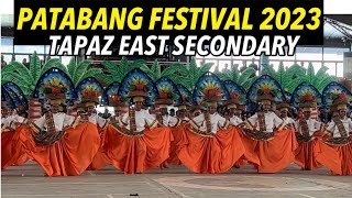 PATABANG FESTIVAL 2023 TAPAZ EAST SECONDARY COLPATRIMONIO ARTUZ NHS tapaz [upl. by Asilehs928]