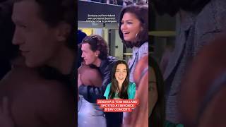 Zendaya amp Tom Holland At Beyoncé’s Show WIN Mute Challenge [upl. by Latrina318]