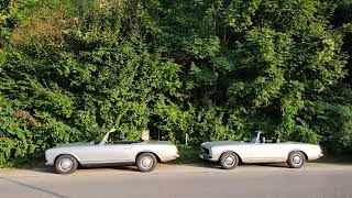 Super Silberpfeil Mercedes SL 230 Oldtimer Cabriolets [upl. by Leilamag]