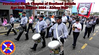 Provincial Black Chapter of Scotland Parade 2024  Abbey Star [upl. by Kenta]