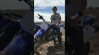 Yamaha TTR 125 new amp old vs Honda CRF 125F dirt bikes [upl. by Glynn959]