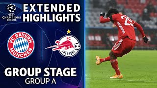 Bayern Munich vs Salzburg Extended Highlights  UCL on CBS Sports [upl. by Yracaz]