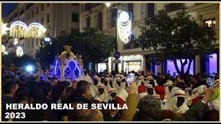 4K  HERALDO REAL DE SEVILLA 2023 AM VIRGEN DE LOS REYES [upl. by Hengel10]