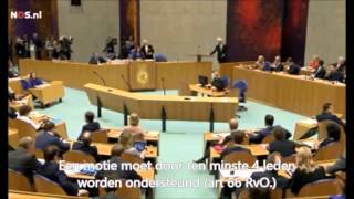 Motie van wantrouwen [upl. by Nowad]