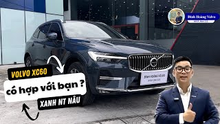 Giá Volvo XC60 B6 Xanh Dương Denim Blue NT Nâu Maroon  Giá lăn bánh Khuyến mãi Đánh giá Hình ảnh [upl. by Maritsa]