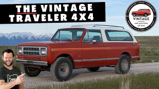 Overtime BaT  See Why This ORIGINAL Scout II Traveler Had Bidders Open Their Wallets vintage 4x4 [upl. by Ahsinnor675]